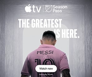 MLS Apple TV+ Messi promo